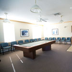 pool table in Bowers Community Room